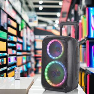 ลำโพงคาราโอเกะวูฟเฟอร์8นิ้วพร้อมไมค์ควบคุมระยะไกลแบบมีสายบลูทูธใช้ในบ้านโรงละครกลางแจ้ง - Product Image 3