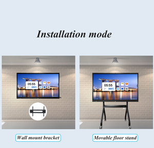 OEM 4K Anti-Glared cam interaktif akıllı beyaz tahta 55 65 75 86 98 inç eğitim için