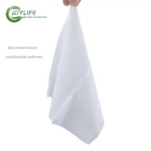Pañuelo de seda suave personalizado de China, caja de impresión de limpieza facial, 13GSM/15GSM