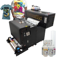 Imprimante DTF tout-en-un à transfert thermique avec double tête XP600 et agitation d'encre blanche pour l'impression de t-shirts professionnelle