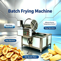 Freidora Eléctrica Industrial Comercial de Acero Inoxidable 304 para Procesamiento de Papas Fritas, Chips de Plátano y Cacahuetes
