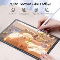 Protecteur d'écran Paperfeel pour Samsung Tab S7/S8/S9, film texturé en papier mat, compatible avec le stylet S, résistant aux rayures