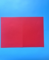 Carton rouge A4 de 120 g, carton coloré fait à la main pour origami, papier d'emballage, papier pour faire des cartes de vœux, papier d'emballage cadeau