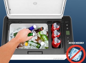 Venta directa de fábrica, nevera para coche, DC 12V 24V AC 100V 220V, compresor portátil para coche, refrigeradores para viajero <span class=keywords><strong>caravana</strong></span> - Product Image 5