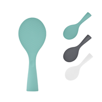 Cuillère à riz en silicone écologique pour la cuisine, résistante à la chaleur et antiadhésive, compatible lave-vaisselle et micro-ondes