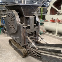 Concasseur à mâchoires mobile sur chenilles haute capacité pour dolomite, minerai de fer et charbon, de petite taille et portable