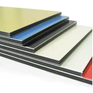 Harga Pembuatan 2-8Mm 4 * 8FT Konstruksi dan Bahan Bangunan Dapat Dicetak ACP Aluminium Composite Panel Lembar Pemasok