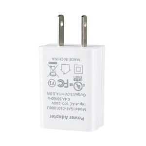 CUL FCC CE Certificación 5W <span class=keywords><strong>Cargador</strong></span> de pared USB <span class=keywords><strong>para</strong></span> todos los teléfonos celulares USB A Puerto 5V1A <span class=keywords><strong>Cargador</strong></span> portátil de energía - Product Image 6