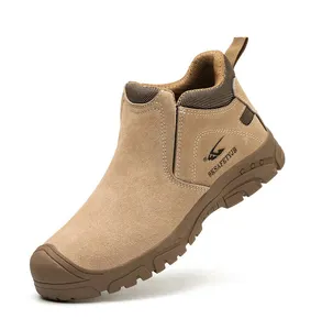 보타스 데 세구리다드 산업 트라바조 파라 Hombre 가벼운 작업 신발 강철 발가락 모자와 남성 안전 신발 부츠