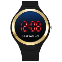 Jam tangan olahraga LED Digital melingkar pria dan wanita, jam tangan elektronik siswa anak-anak bercahaya pabrik 2025