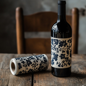 Étiquettes de boisson personnalisées holographiques durables autocollantes Logo Honey 10ml 30ml Rouleau transparent givré pour l'<span class=keywords><strong>eau</strong></span> - Product Image 1