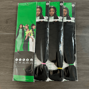 Cheveux à tresser ultra-yaki jumbo très demandés pour tresses africaines, extensions de cheveux pré-étirées, mèches à tresser, tresses africaines - Product Image 3