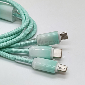 <span class=keywords><strong>3</strong></span> trong <span class=keywords><strong>1</strong></span> nylon bện tinh thể Băng nhanh chóng phí Cáp <span class=keywords><strong>USB</strong></span> siêu nhanh sạc Micro Loại C Cáp cho Huawei Samsung điện thoại - Product Image 4