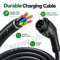 类型 1 J1772 电动汽车壁挂式充电器 FCC RoHS 3.8kW 7.6kW 9.6kW 16A 32A 40A 240V APP WiFi 蓝牙 定时器 IP65 IK10 OEM ODM 供应商