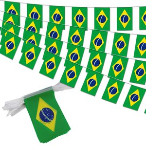 Pas cher 14*21cm <span class=keywords><strong>2022</strong></span> Fans <span class=keywords><strong>De</strong></span> Football 32 Équipe National Drapeau Étanche Monde Bunting String Drapeau pour Décoration Suspendue - Product Image 1
