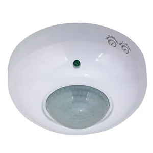 Sensor de Movimento Infravermelho Ajustável para Teto Corpo Humano e Controle de Luz para Luz LED Interruptor Sensor PIR