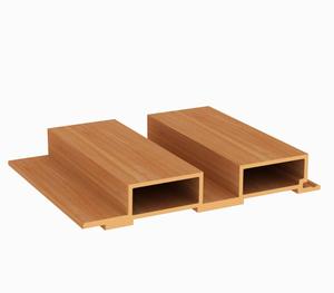 Compuesto de madera de compuesto de plástico al aire libre terraza apartamento Wpc Panel de pared - Product Image 1