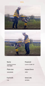 איכות PME-RM80 נייד דלק אדמה רוטט ראמר לקפוץ קומפקטור קומפקטור - Product Image 3