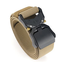 Nouvelle ceinture tactique vintage en nylon élastique avec boucle en alliage multifonctionnelle pour l'entraînement en plein air Autonomie BD03 125cm Détection d'aiguilles