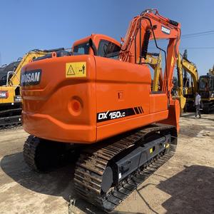 Doosan DX150LC 15Ton Excavadora usada de alta calidad Nueva llegada Horas bajas Bomba de motor de marca original de Corea Certificado CE - Product Image 3
