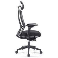 Chaise de bureau exécutive ergonomique moderne multifonctionnelle en maille de haute qualité de Foshan, avec accoudoirs réglables et hauteur pivotante