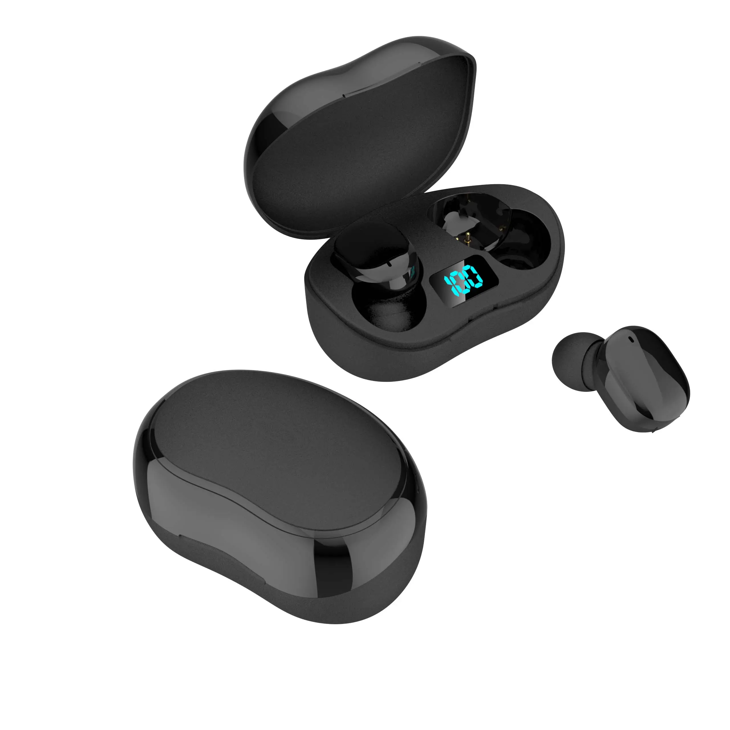 New Arrival E8S Tws Earphones Wireless Earbuds Headsets Sports Gaming Waterproof Tws e8s Led Display Earphone