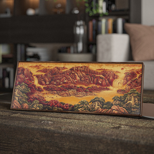 Adornos de Latón de la Fortuna, <span class=keywords><strong>Pintura</strong></span> de Paisaje Chino, Adecuados para Fines Decorativos en Salas de Estar y Comedores de Hoteles - Product Image 2