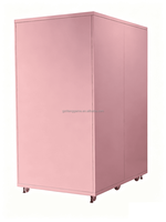 Machine Photobooth en Bois Haute Résolution DSLR avec Écran Tactile, Impression en Libre-Service et Éclairage Professionnel pour Centres Commerciaux et Supermarchés