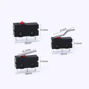Stroke limit switch contact button KW12 KW11 straight shank tripin 5A 125 250VAC micro switch