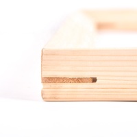 Barras de Madera de Pino para Lienzos con Esquinas de Encaje Mortise y Tenon, Tamaño Personalizado, para Enmarcar Cuadros de Arte y Pinturas al Óleo DIY