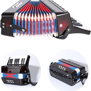 Acordeón Infantil Feifan de 17 Teclas, 8 Bajos, Piano Portátil, Instrumento Musical Educativo para Principiantes - Product Image 1