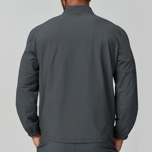 Felpa con Mezza Zip Unisex Personalizzata per Tutte le Stagioni, Leggera, ad Asciugatura Rapida, <span class=keywords><strong>Abbigliamento</strong></span> Sportivo per Fitness e Jogging, Tuta Casual con Cappuccio - Product Image 3