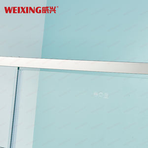 Easy Installation <strong>Bathroom</strong> Framed Stainless Steel Aluminum Hinge Shower Door Tempered Glass Rectangle Shower Cabin - Product Image 2