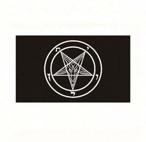 ธงบาโฟเมตลายดาวห้าแฉกซาตานแบบกำหนดเอง - Product Image 3