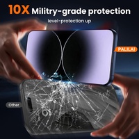 Protection d'écran 3D anti-espion en verre 9H anti-reflet 28 degrés pour iPhone 15 16 17 18 Pro Max Plus Air 16e 17e avec applicateur de film