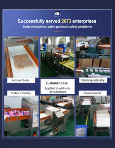 Detector de metales de cinta transportadora de metales de detección de alta sensibilidad, detector de metales de queso en la industria alimentaria - Product Image 6