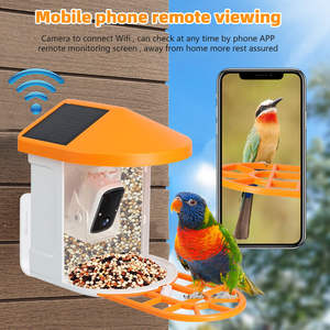 ODM mangeoire à oiseaux intelligente à énergie solaire avec caméra 1080P AI identifier l'application d'observation des oiseaux détecteur d'oiseaux de reconnaissance intelligente automatique AI - Product Image 4