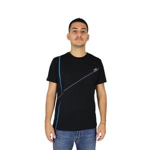 เสื้อยืดผู้ชายสีดำลาย CNC ดีไซน์ลำลอง - Product Image 1