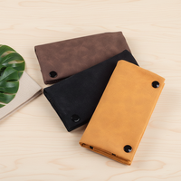 Pochette à tabac personnalisée en cuir véritable imperméable, étui à cigarettes authentique, pochette de voyage durable pour tabac, étuis à fumer