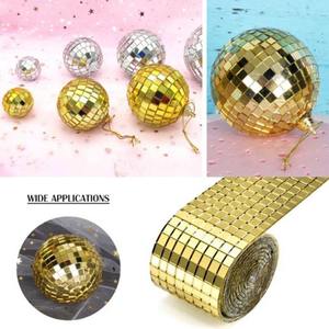 Wholesale Self-Adhesive Glass Mini Square Mirror Acrylic Mosaic Tiles Stickers Bathroom DIY Party Handmade Craft Home Decoration - Product Image 3