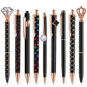Low Moq Quicksand Stylus Metal Gel Pen Kawaii Bolígrafos con logotipo personalizado con bolígrafos con logotipo personalizado - Product Image 2