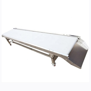 Khung thép không gỉ băng tải nhà sản xuất điều chỉnh chiều cao trắng PU vành đai băng tải thực phẩm giá cho bao bì ngành công nghiệp hệ thống - Product Image 2