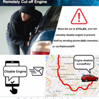 Traceur GPS 2G pour voiture compatible avec les réseaux africains, coupure de carburant à distance, antivol, localisateur de véhicule
