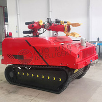 Meriam Air Diesel 120L/s Aliran Besar RXR-M120D Robot Pemadam Kebakaran Kontrol RC Tahan Air IP67 Jarak Jauh 1000M Jangkauan Api 95M