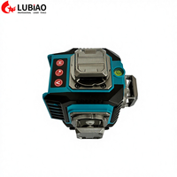 Niveau laser compact et portable LUBIAO Factory 4D 16 lignes vert 360° auto-nivelant, résistant aux chocs et étanche, pour le marquage et la décoration