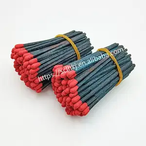 Prezzi all'ingrosso su fiammiferi di legno stampati personalizzati nero con testa rossa e pubblicità personalizzata partite colorate