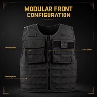Vêtement de sécurité en nylon durable, anti-coupure, résistant aux coups de couteau, protection de niveau D, résistant à la chaleur, coupe standard, gilet de sécurité