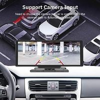 Pantalla CarPlay para coche Compatible con CarPlay y Android Auto Dash Mount Pantalla táctil de 9 pulgadas Estéreo portátil para coche