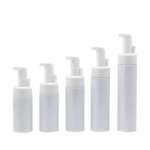 En Stock Prix de gros Accepté pour l'impression Bouteille de pulvérisation de brouillard pour le visage en plastique PET Bouteille de mousse 200ml Pompe manuelle pour mousse