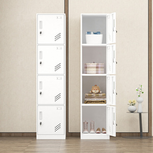 Armadietto in Acciaio Laminato a Freddo di Alta Qualità, Mobile Moderno in Metallo con Serratura a Chiave, Arredamento di Stoccaggio alla Moda Disponibile in Diversi Colori - Product Image 1